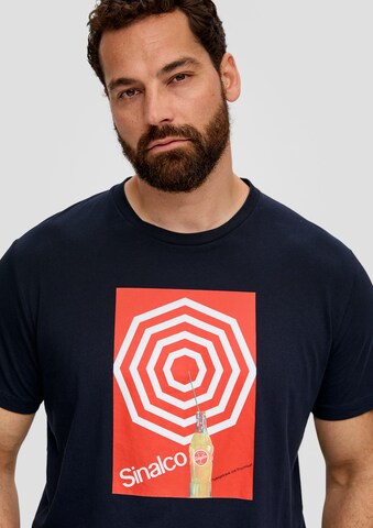 s.Oliver Red Label Big & Tall Футболка 'Sinalco®' в Синий