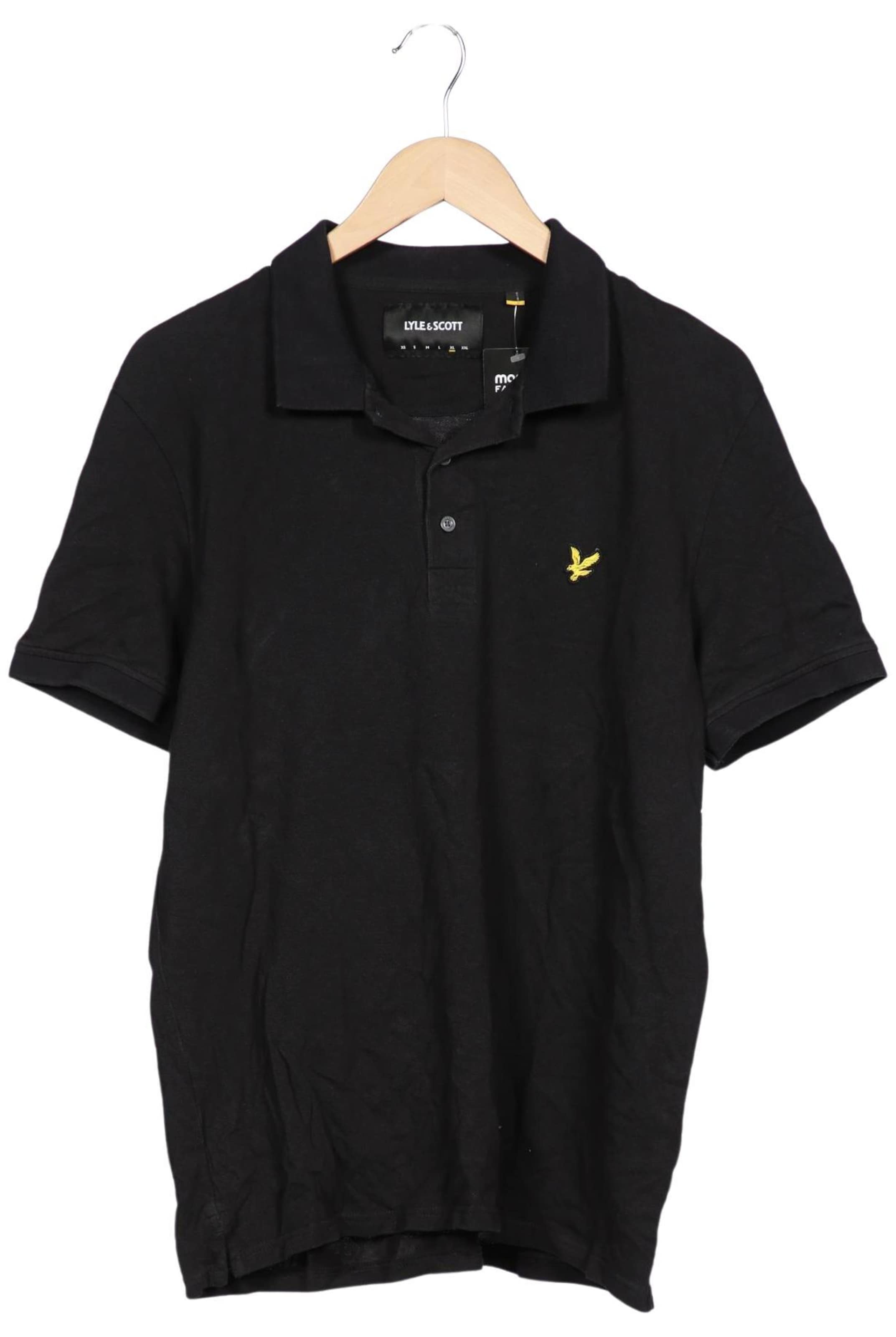 Lyle & Scott Poloshirt XL in Schwarz: Vorderseite