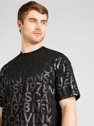 T-Shirt Calvin Klein Jeans en noir