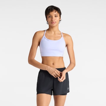 new balance - Sujetador deportivo 'Essential' en lila: frente
