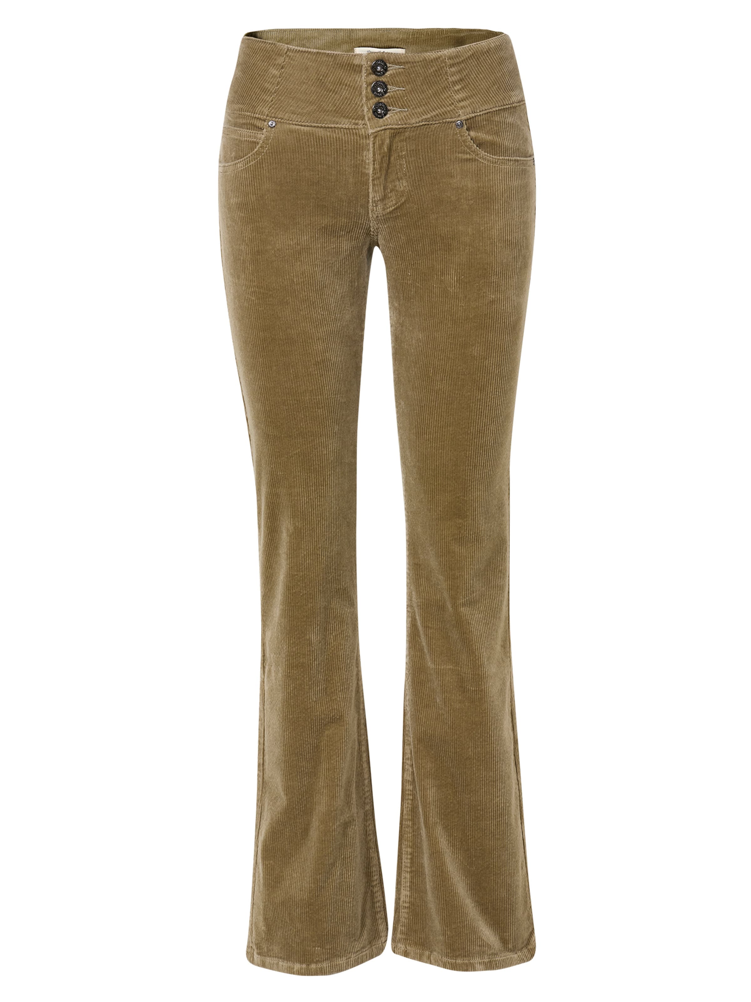 KOROSHI Bootcut Džínsy - Zelená: predná strana