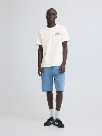 Tricou 'BHSun Island' de la BLEND pe alb