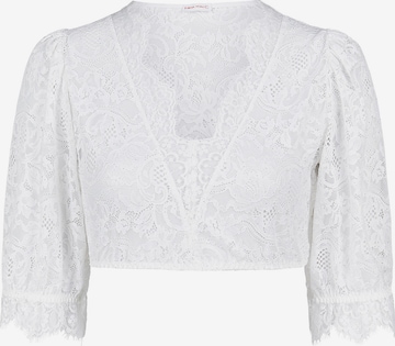 Nina von C. Traditional Blouse 'Celine' in White: front