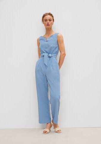 COMMA Jumpsuit in Blauw: voorkant