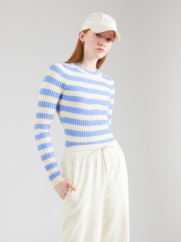 PIECES Pullover 'CRISTA' in Blau: predná strana