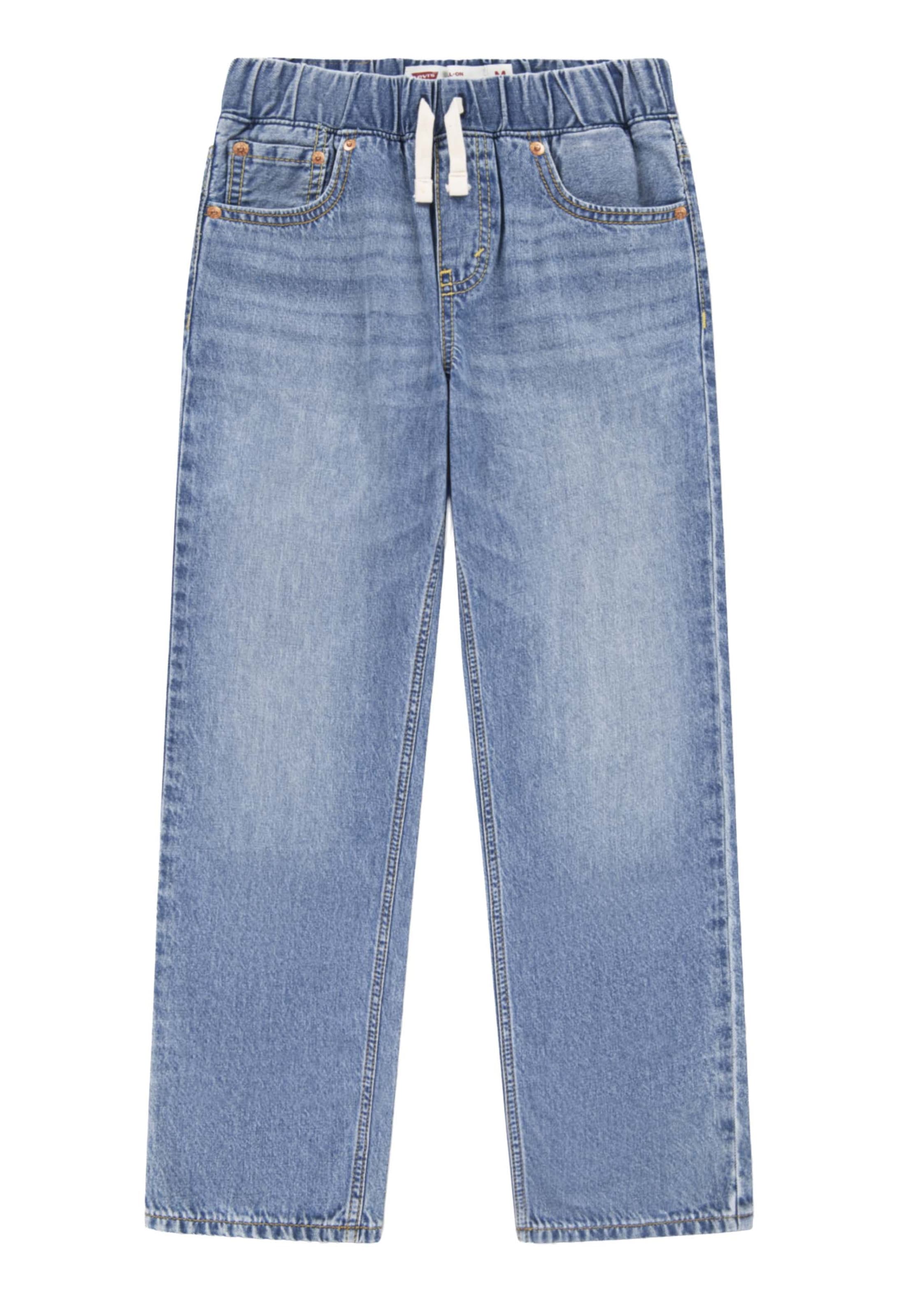 Levi's Kids Свободный крой Джинсы 'PULL ON STAY LOOSE TAPER' в Синий: спереди