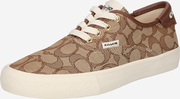 COACH Sneakers in Brown: front