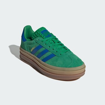 ADIDAS ORIGINALS Ниски маратонки 'Gazelle Bold' в зелено