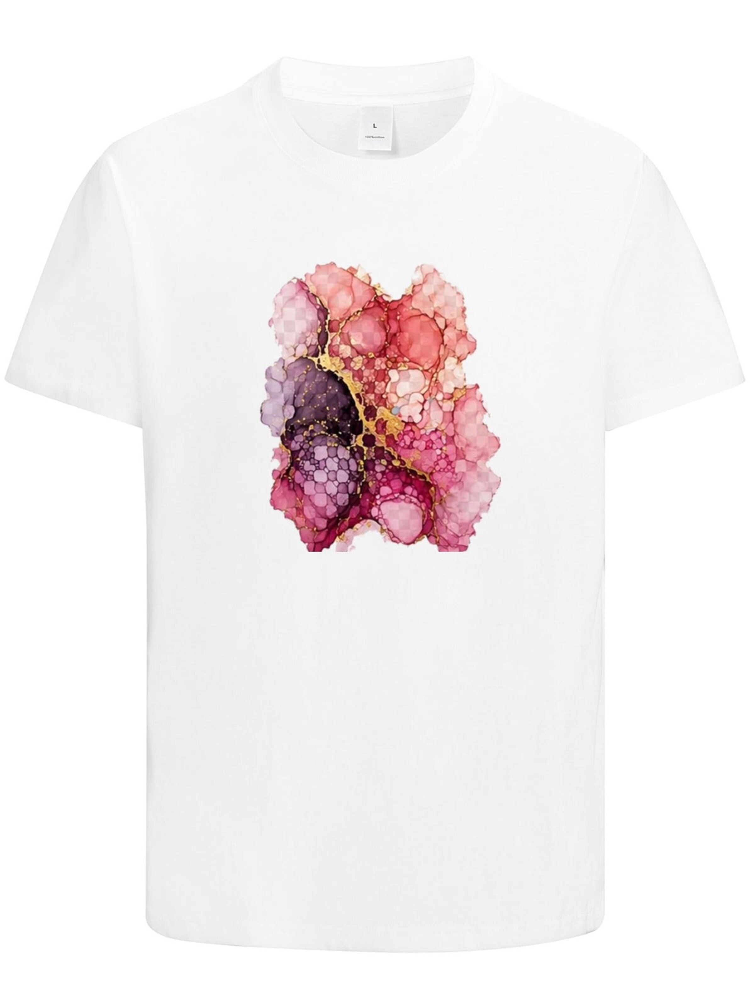 HUSKSWARE Shirt 'Grafik'‌‌‌‌‌‌‌‌ in Weiß: Vorderseite