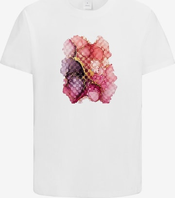 HUSKSWARE Shirt 'Grafik' in Weiß: Vorderseite