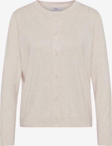 Cardigan CECIL en beige : devant