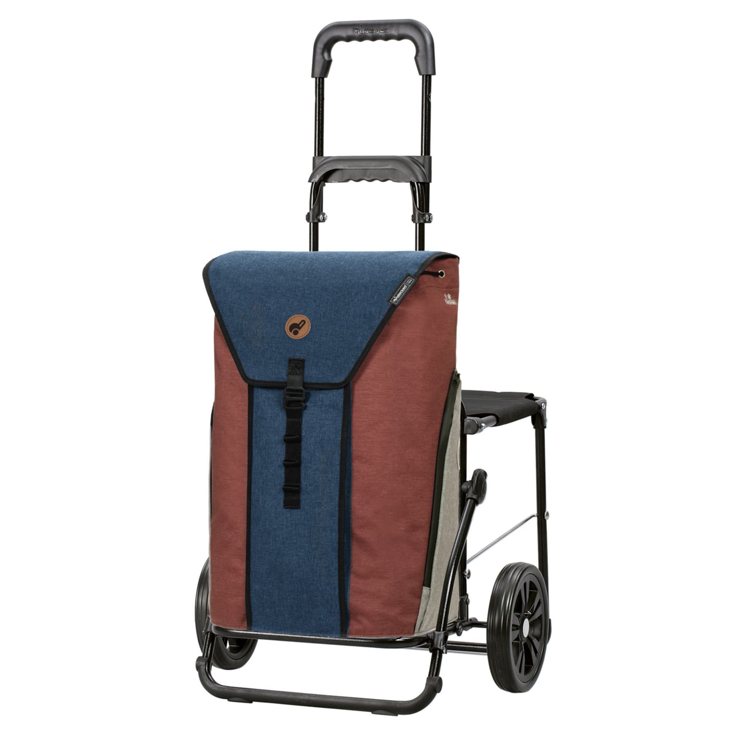 Andersen Shopper Shopper 'Oli.P 2.0' in Blau: Vorderseite