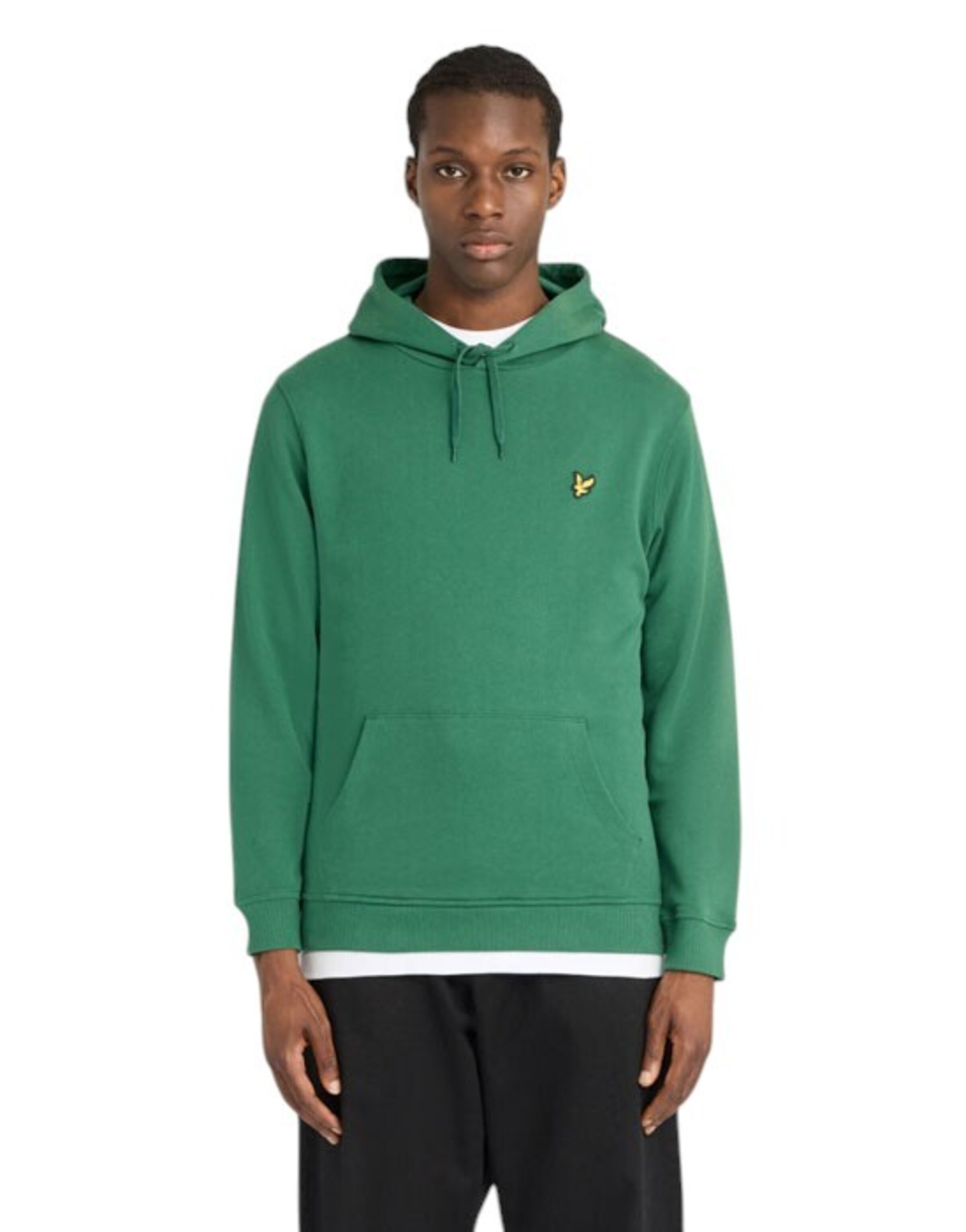 Lyle & Scott Μπλούζα φούτερ σε πράσινο: μπροστά