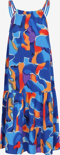 ebeeza Kjole 'Spring Summer' i blå / royalblå / orange / hummer, Produktvisning