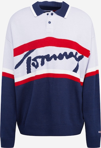 Tommy Jeans Trui in Blauw: voorkant