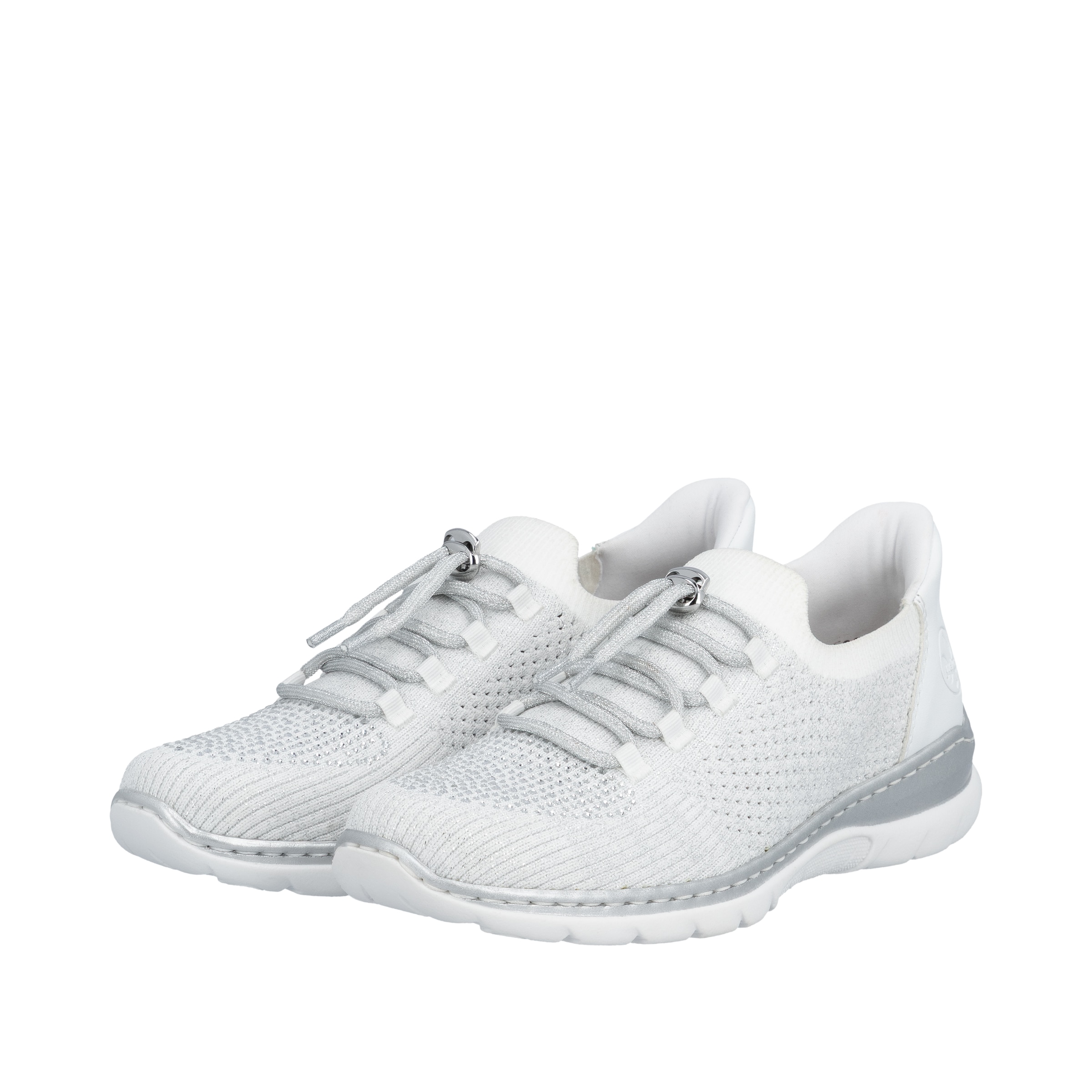 Rieker Slip-Ons in Silver