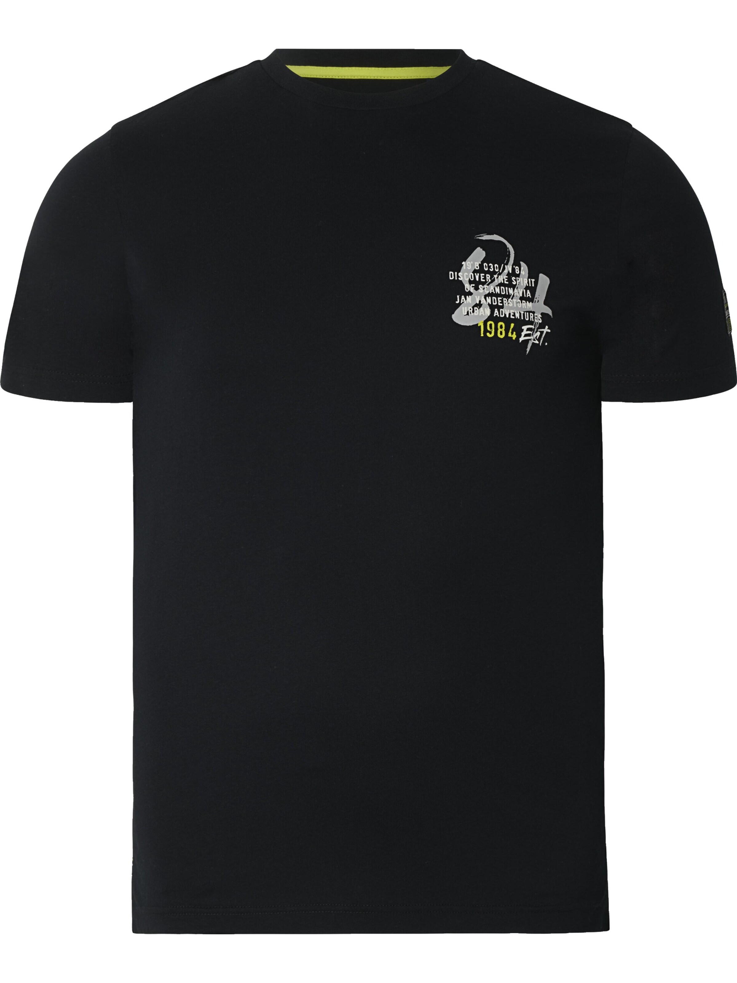 Jan Vanderstorm Shirt ' Atle ' in Black