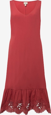 Robe Ulla Popken en rouge : devant