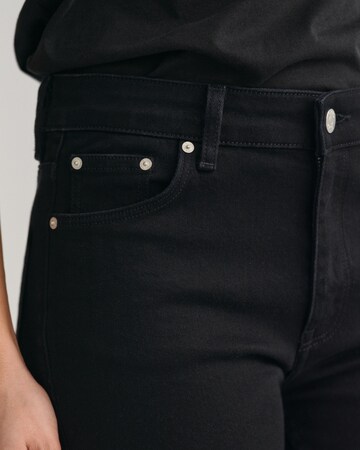 GANT Slimfit Jeans in Schwarz