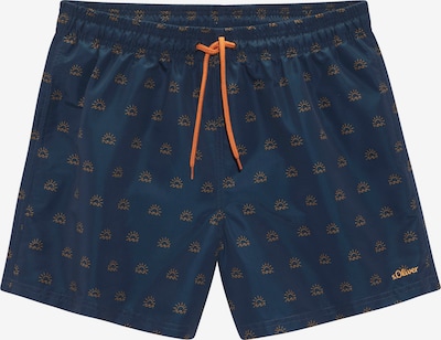 s.Oliver Kupaće hlače u mornarsko plava / pastelno narančasta, Pregled proizvoda