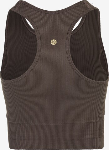 Athlecia Bustier Sport-BH 'Flow' in Braun