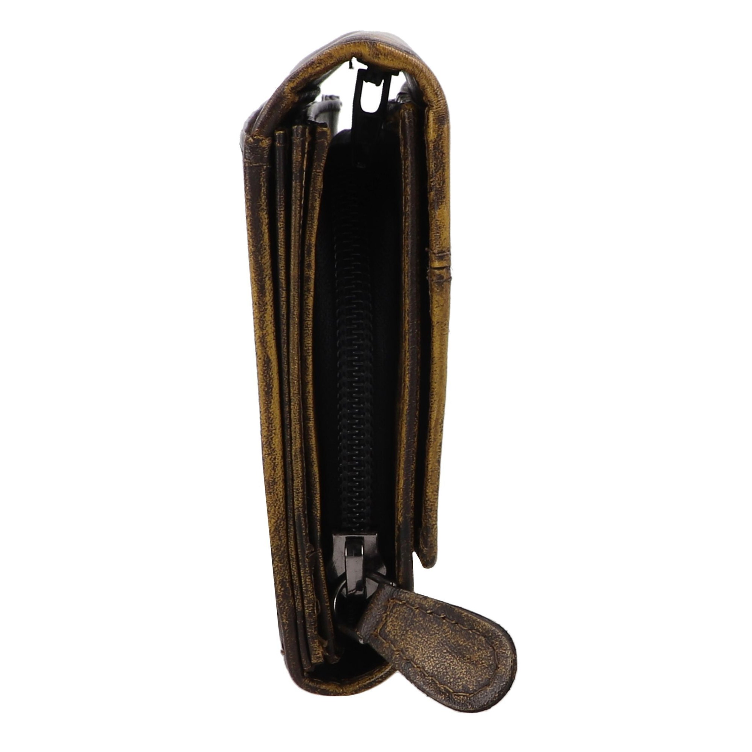 GREENBURRY Wallet 'Destressed' in Yellow