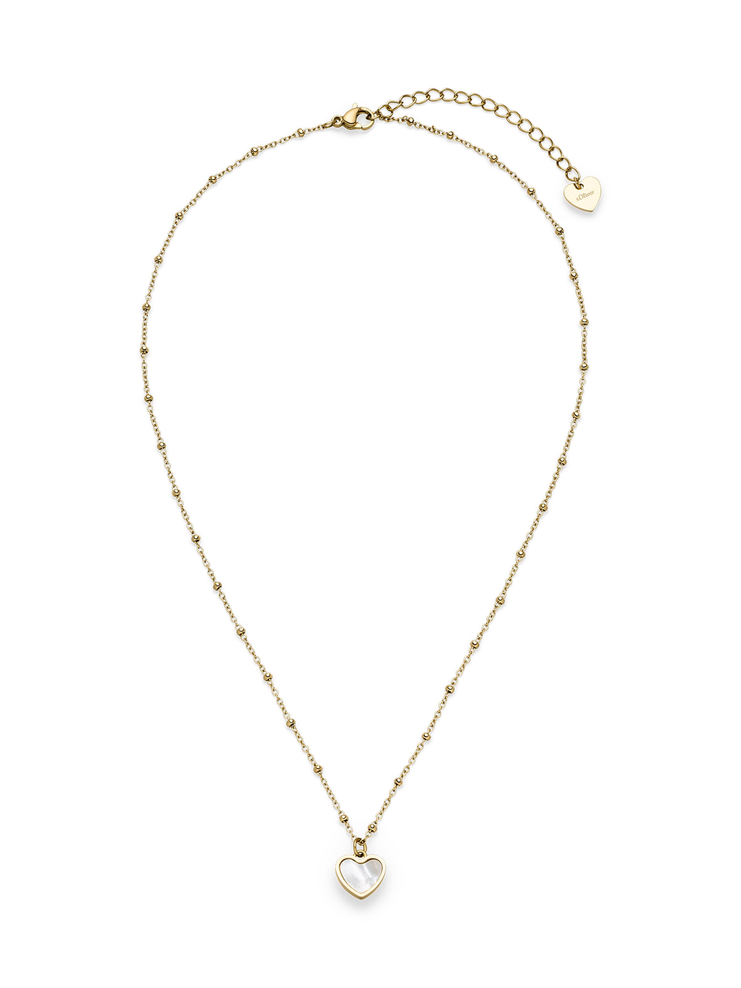 s.Oliver Halskette in Gold: Vorderseite