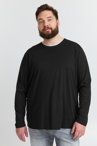 !Solid Langarmshirt 'Bedon' in Schwarz: predná strana