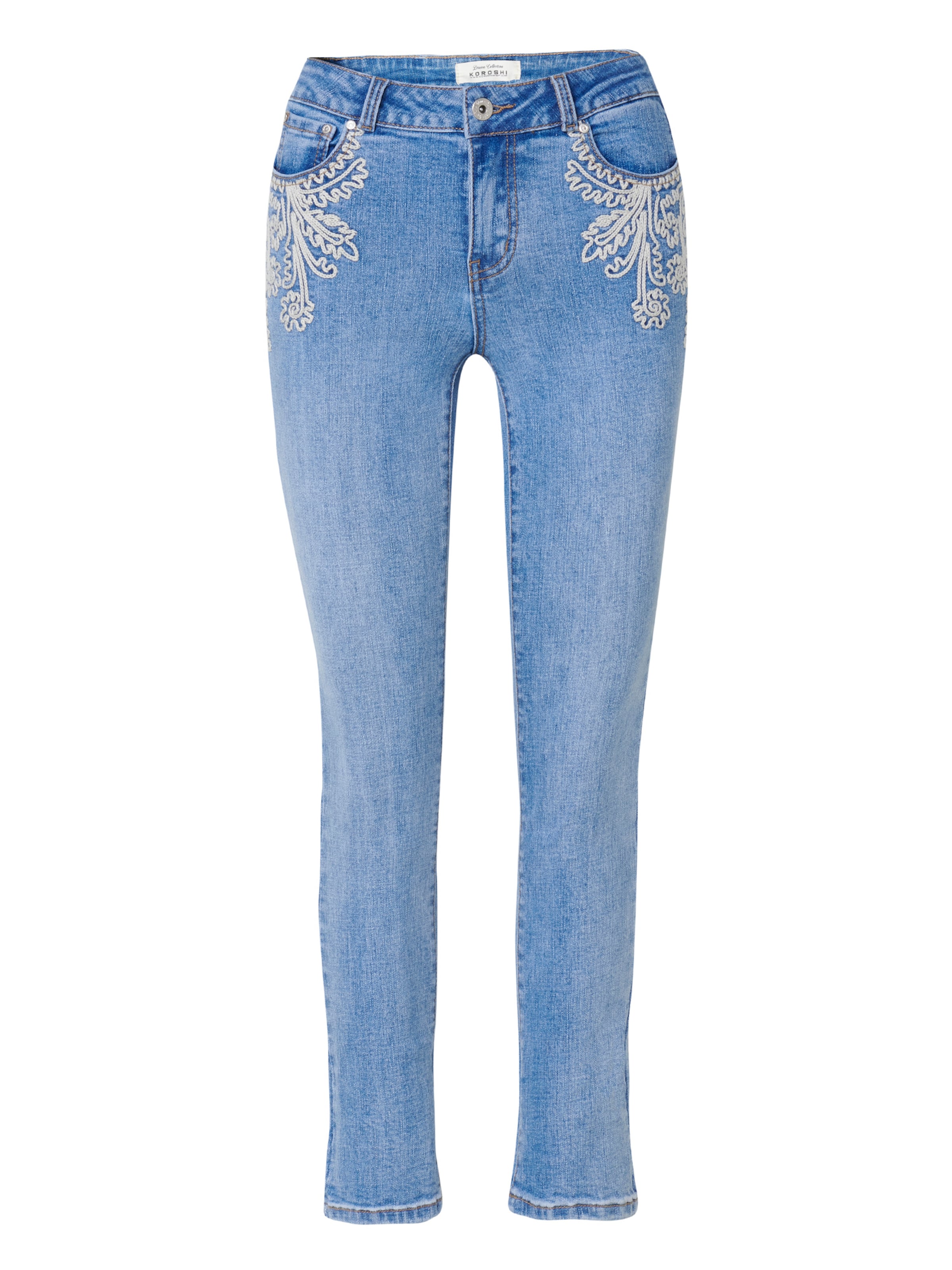 KOROSHI Regular Jeans in Blue: front