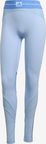 Pantalon de sport 'Hyperglam' ADIDAS PERFORMANCE en bleu : devant