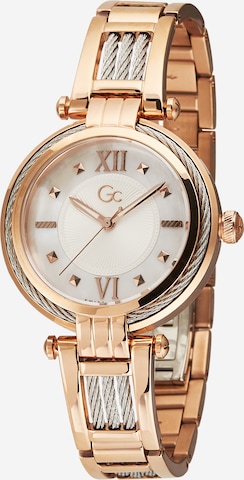 Gc Analog Watch 'CableBijou' in Gold: front