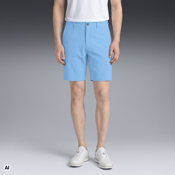 Regular Pantalon de sport PUMA en bleu : devant