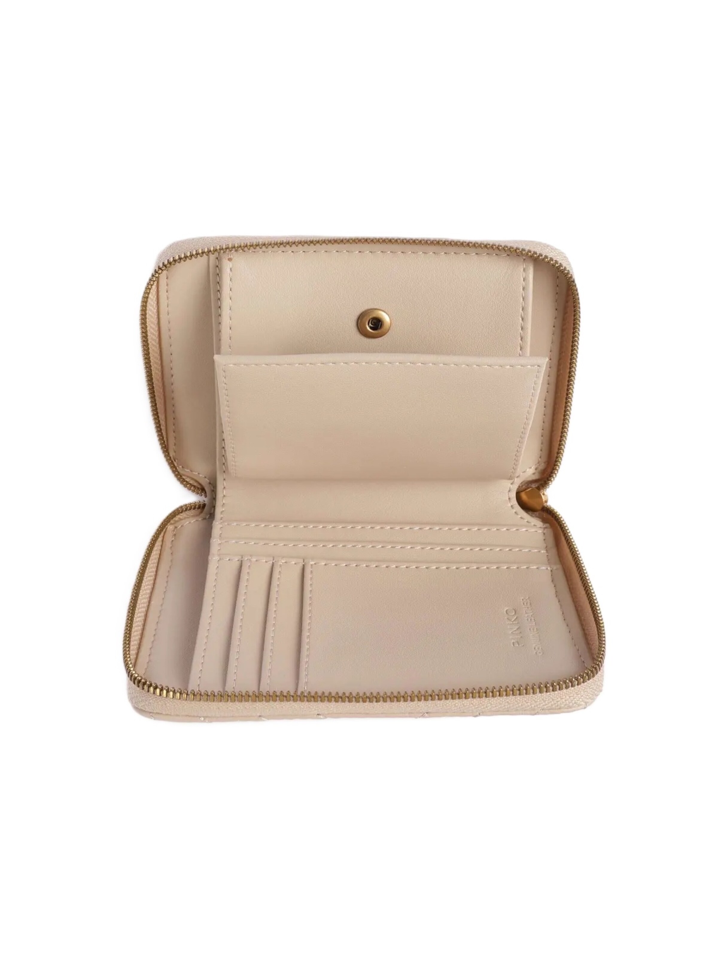 Portamonete '100249 A0GK' di PINKO in beige