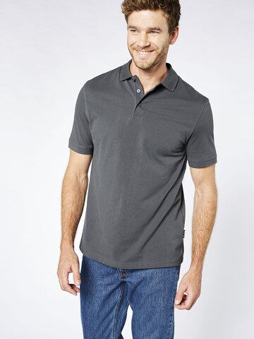 Expand Poloshirt in Grau: Vorderseite
