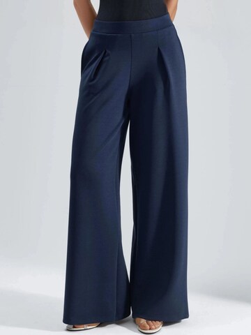 Wide Leg Pantalon Busem en bleu : devant