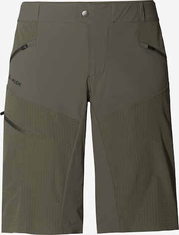 VAUDE Regular Outdoor Pants 'Virt' in Green: front