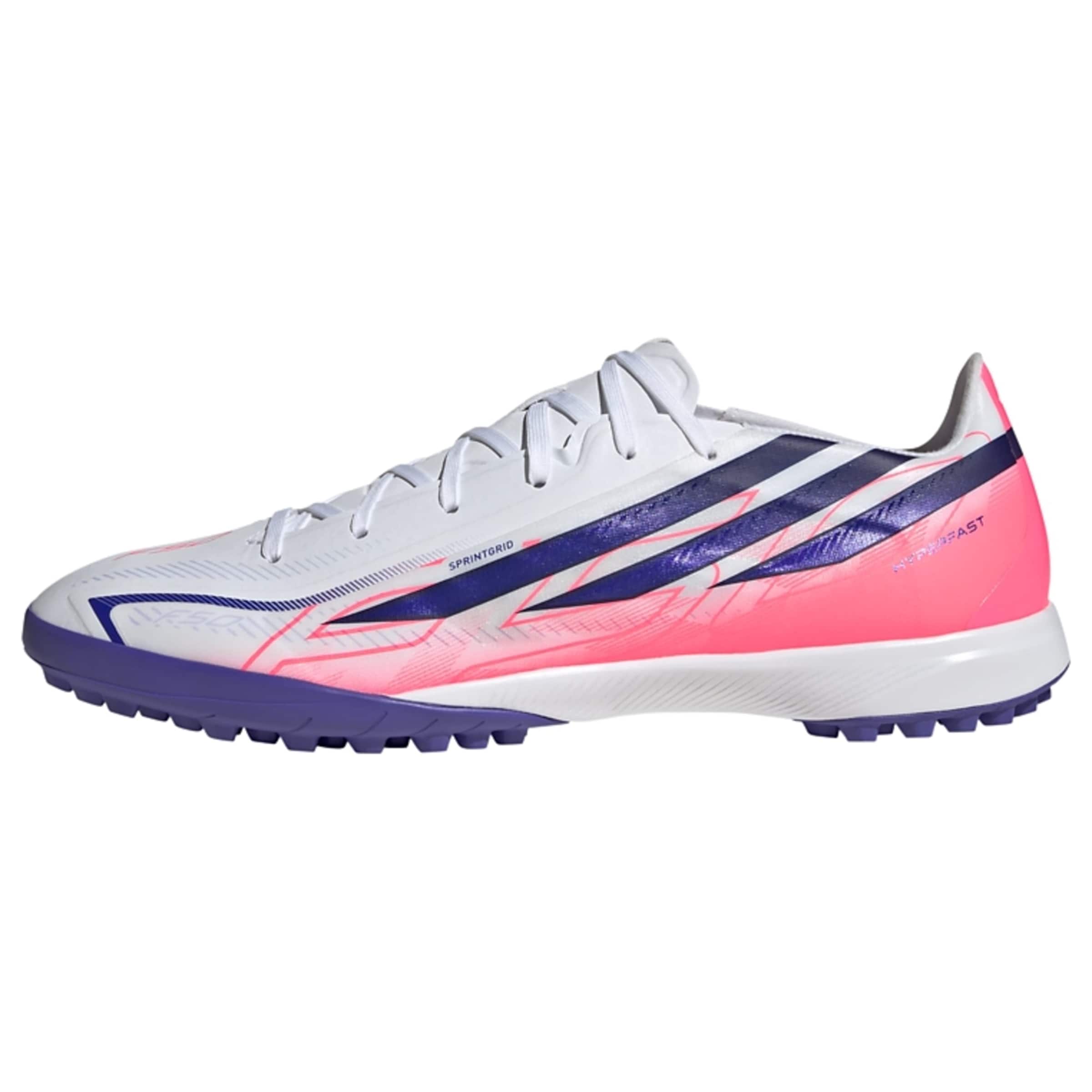 ADIDAS PERFORMANCE - Chuteira 'F50 Hyperfast League' em branco: frente