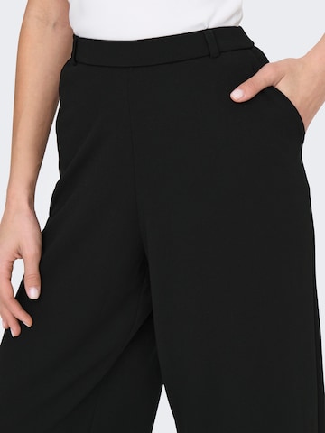 ONLY Wide Leg Hose 'ONLSANIA' in Schwarz