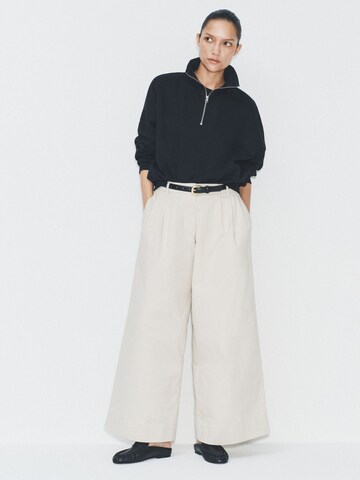 Wide leg Pantaloni con pieghe di The Set in grigio
