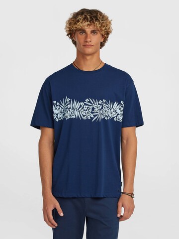 O'NEILL Shirt 'Uni Flower' in Blue: front