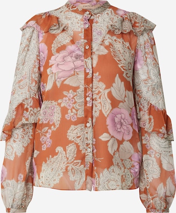 TwinsetBluza 'CAMICIA' - smeđa boja: prednji dio