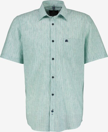 LERROS Regular fit Button Up Shirt in Green: front