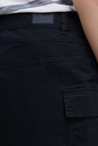 Soccx Basic Rock im Cargo-Stil in Blau