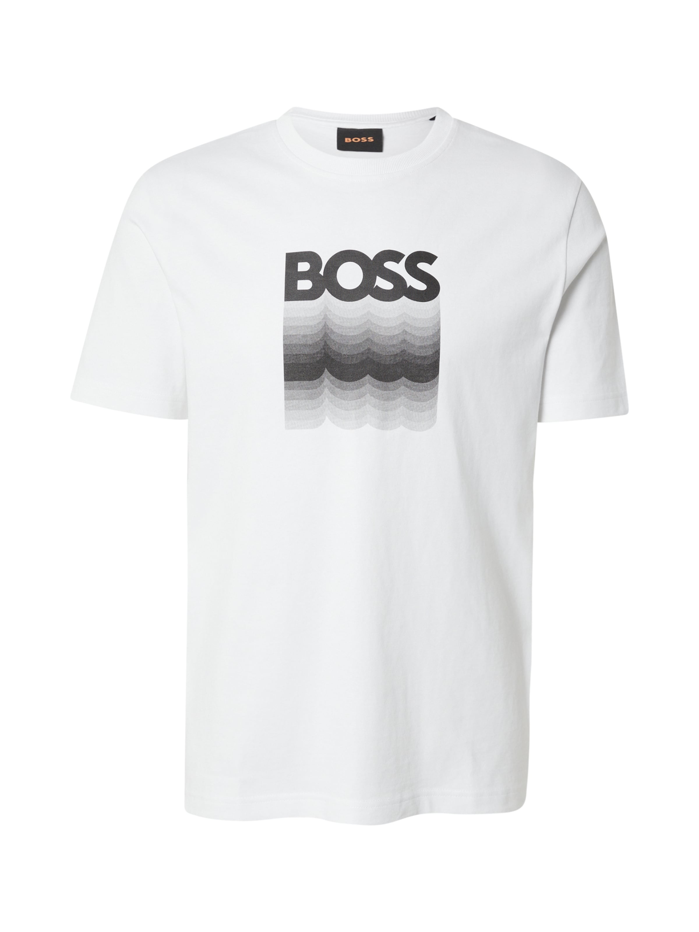 BOSS - Camiseta &#x27;Insignia&#x27; en blanco: frente