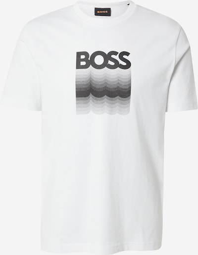 BOSS Paita 'Insignia' värissä harmaa / tummanharmaa / musta / valkoinen, Tuotenäkymä