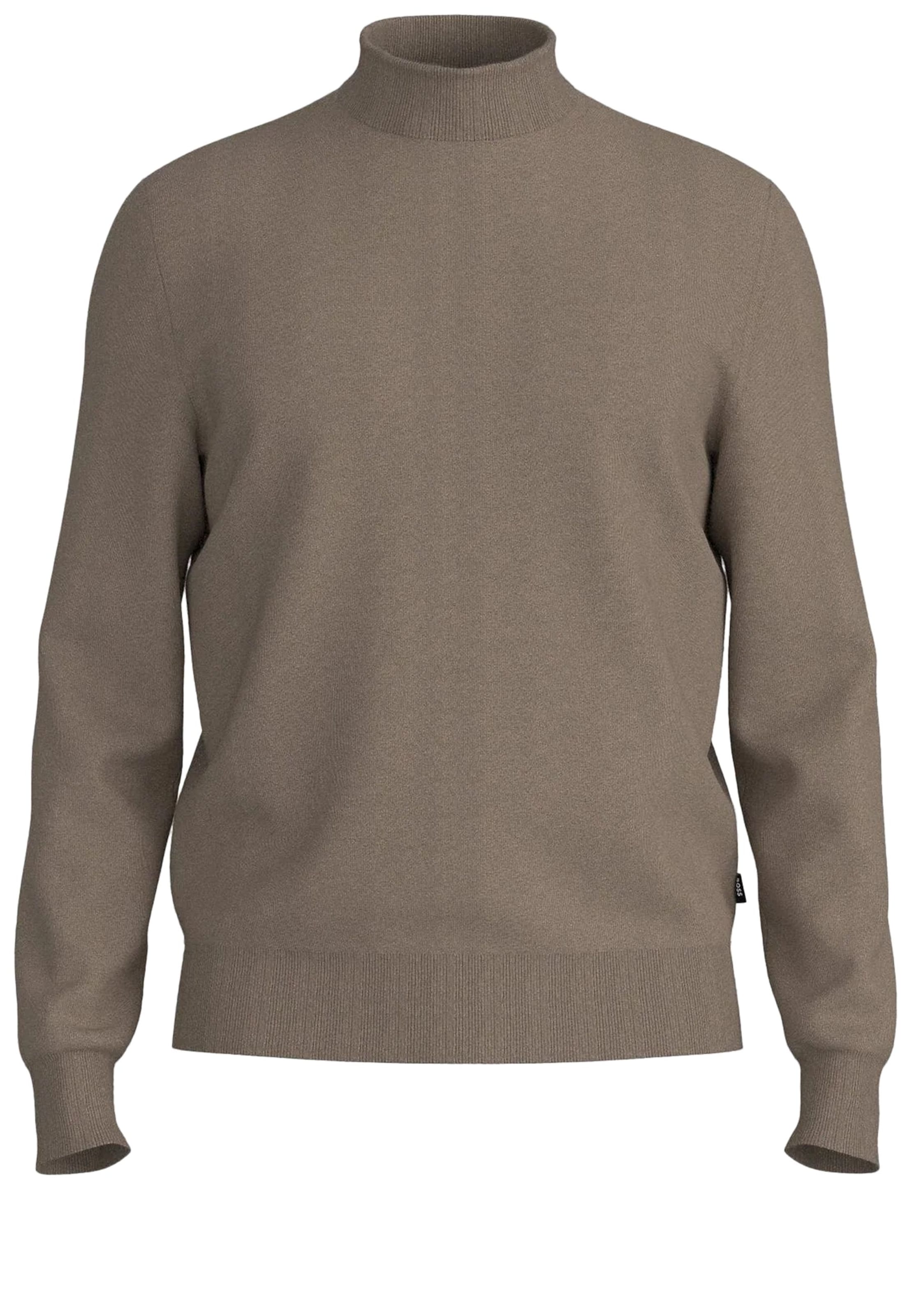 BOSS Sweater 'Bjarno' in Brown: front