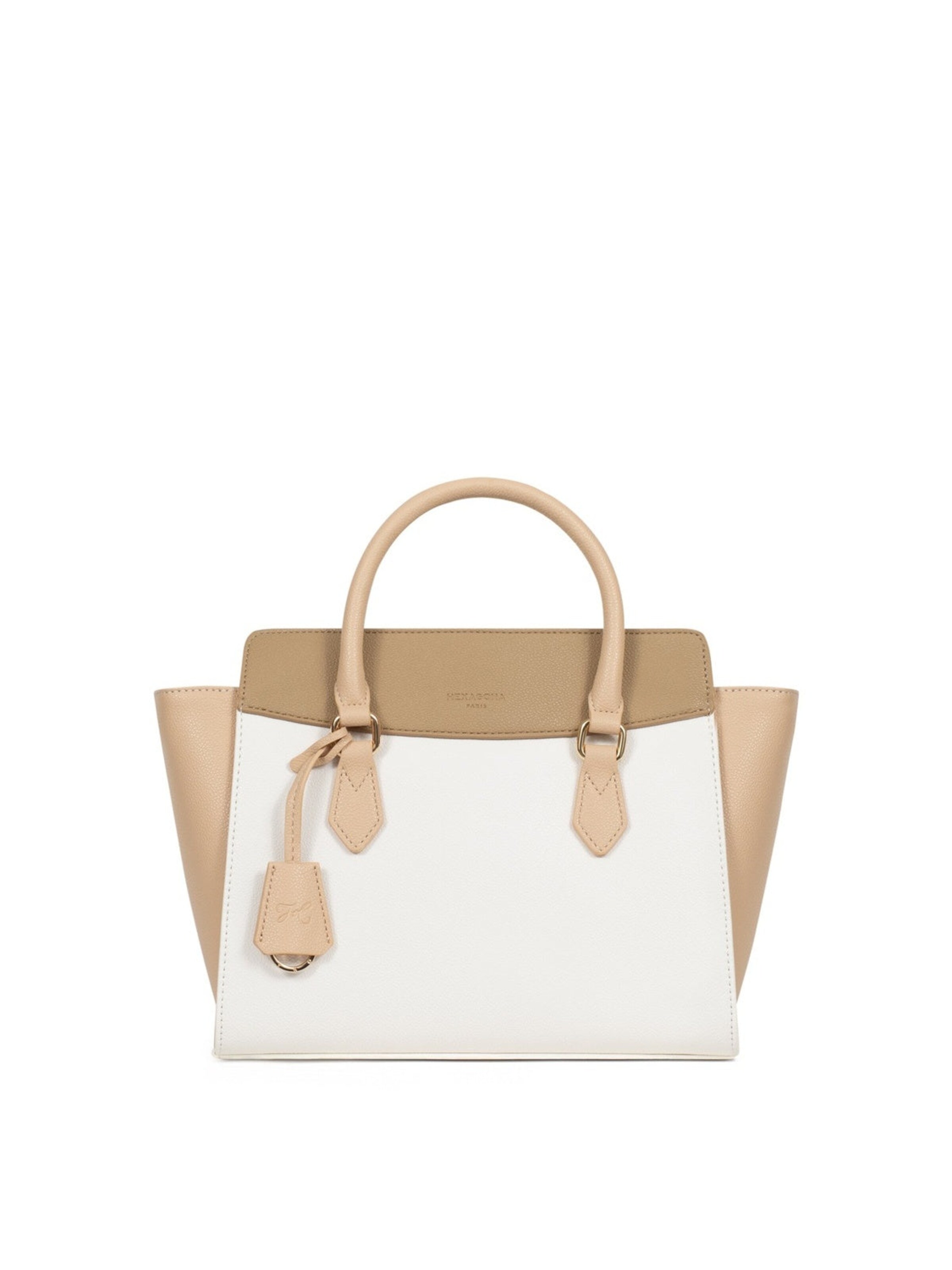 Hexagona Handtasche 'Lys'‌‌‌‌‌‌‌‌‌‌ in Weiß: Vorderseite