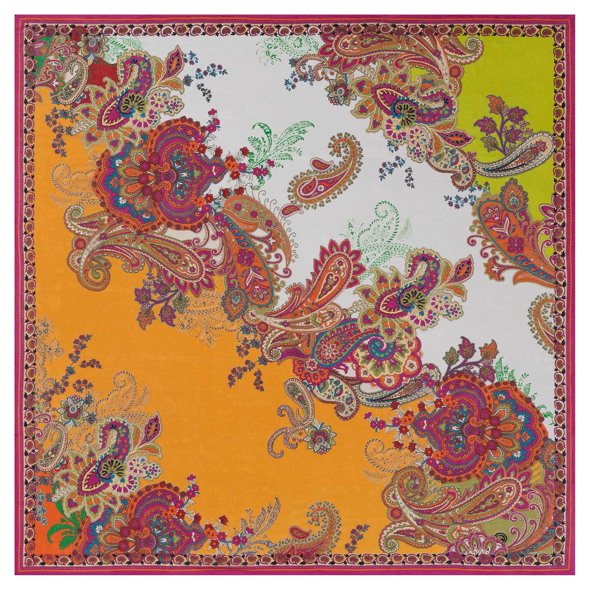 Foulard 'FLOWER FUSION' Roeckl en mélange de couleurs : devant