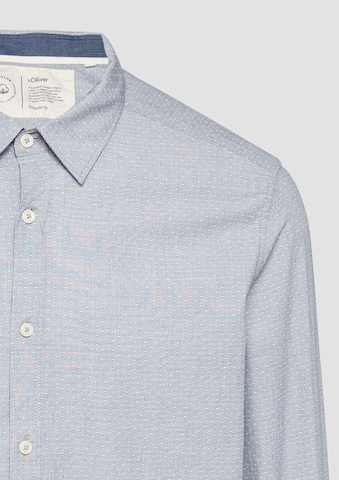 Coupe regular Chemise s.Oliver en bleu