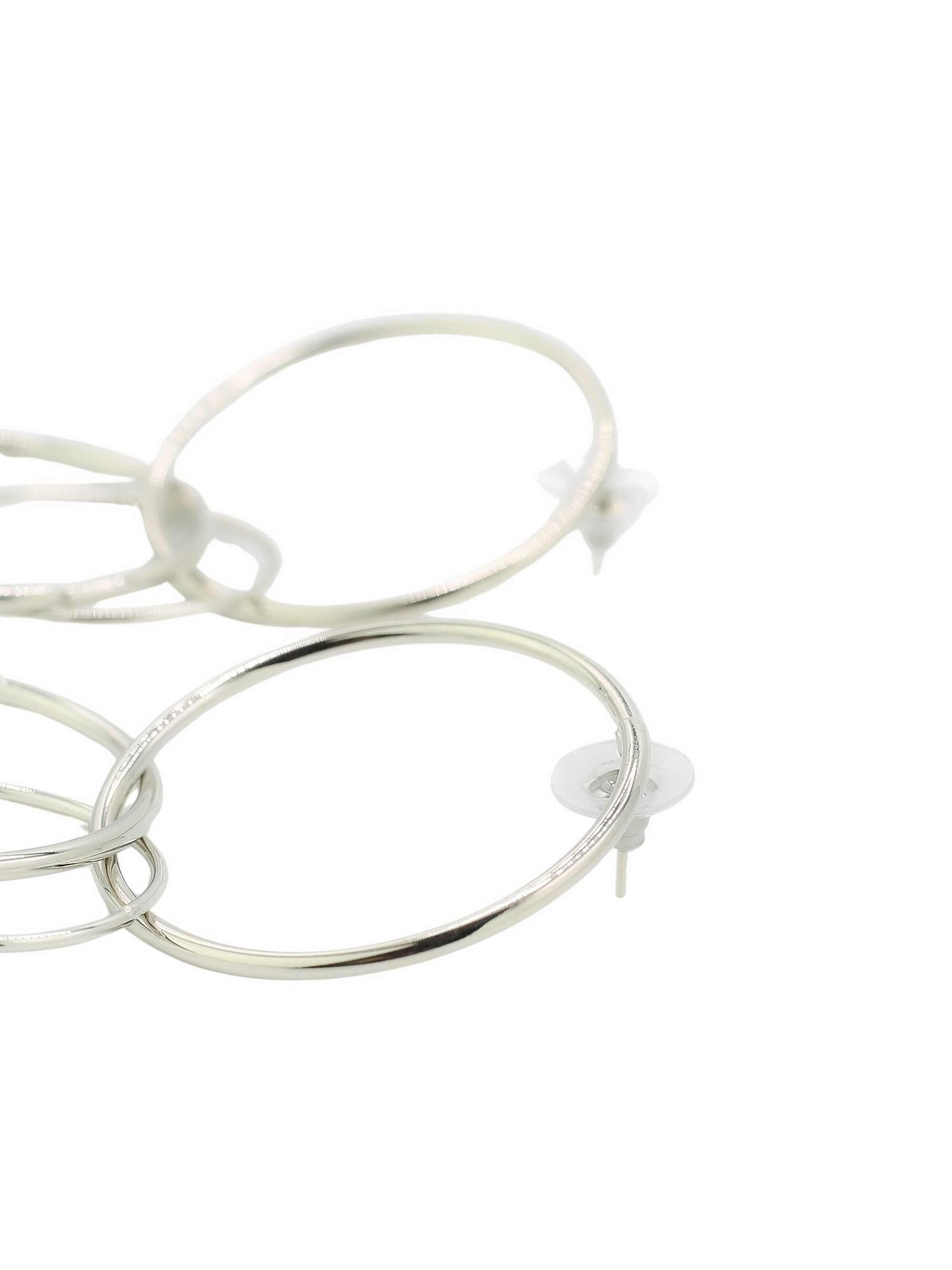 COLLEZIONE ALESSANDRO Earrings 'Infinity Loops' in Silver